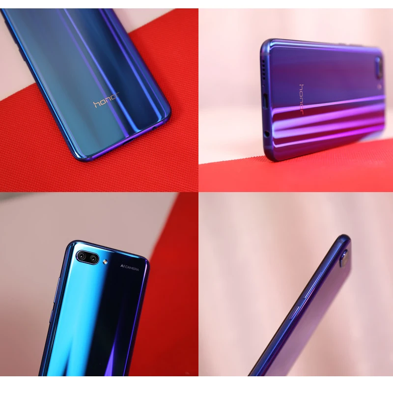 Honor 10 смартфон 4 Гб 128 ГБ NFC мобильный телефон изогнутое стекло Android 8 1 OctaCore 5