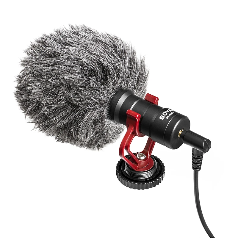 BOYA Video Microphone for ZHIYUN Smooth-Q 3-Axis Handheld Smartphone Gimbal Stabilizer Mic Smooth-c Smooth 3 | Электроника