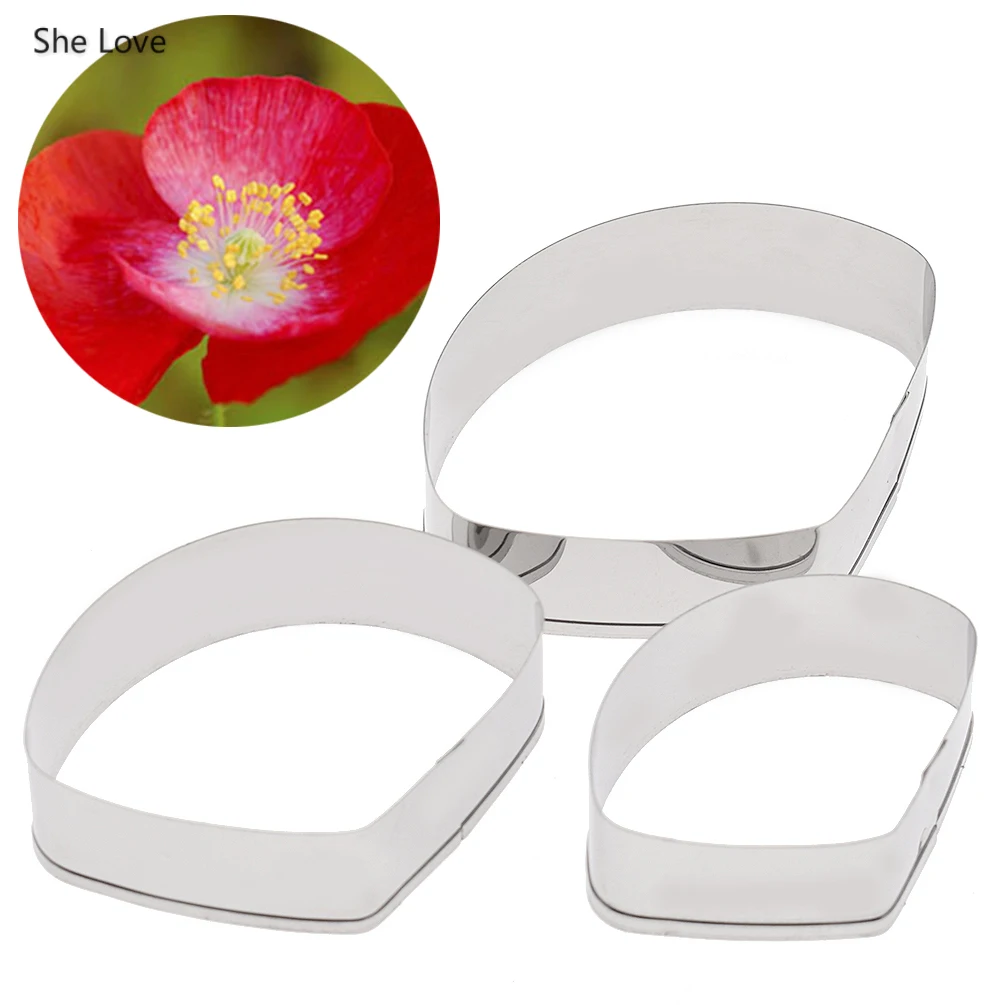 Цветкорезы из нержавеющей стали 3 шт./компл.|Глиняные формы| |