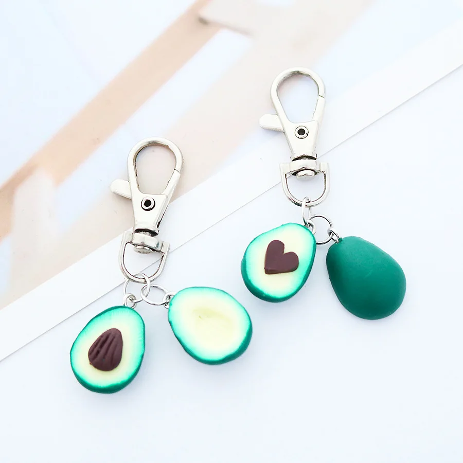 Новинка 2019 искусственный фруктовый авокадо в форме сердца водный брелок капля