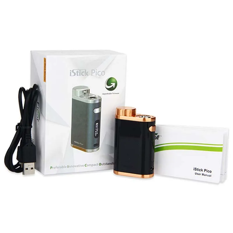 Original Eleaf iStick Pico TC Vape Box MOD 75W Electronic Cigarette Mod Multiple Colors NO Battery istick New Color |