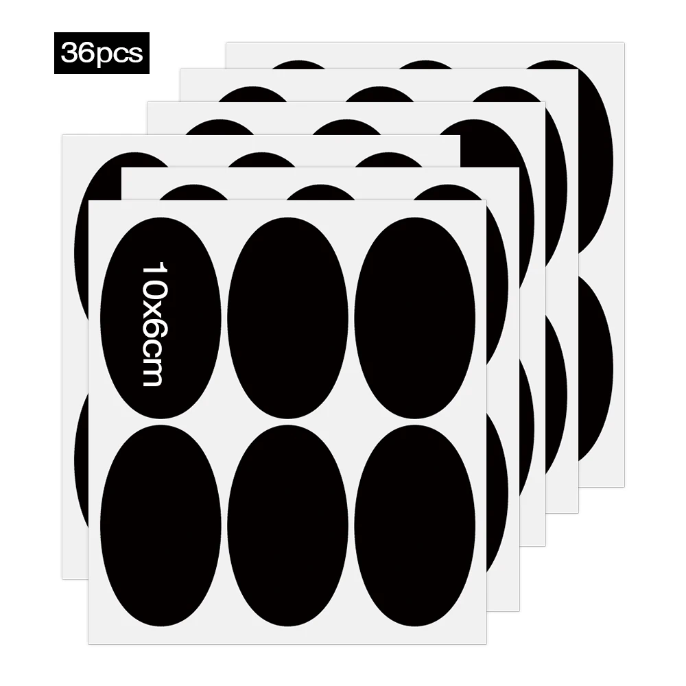 36 шт. кухонный органайзер для хранения стикеры на банки наклейки специй флаконы