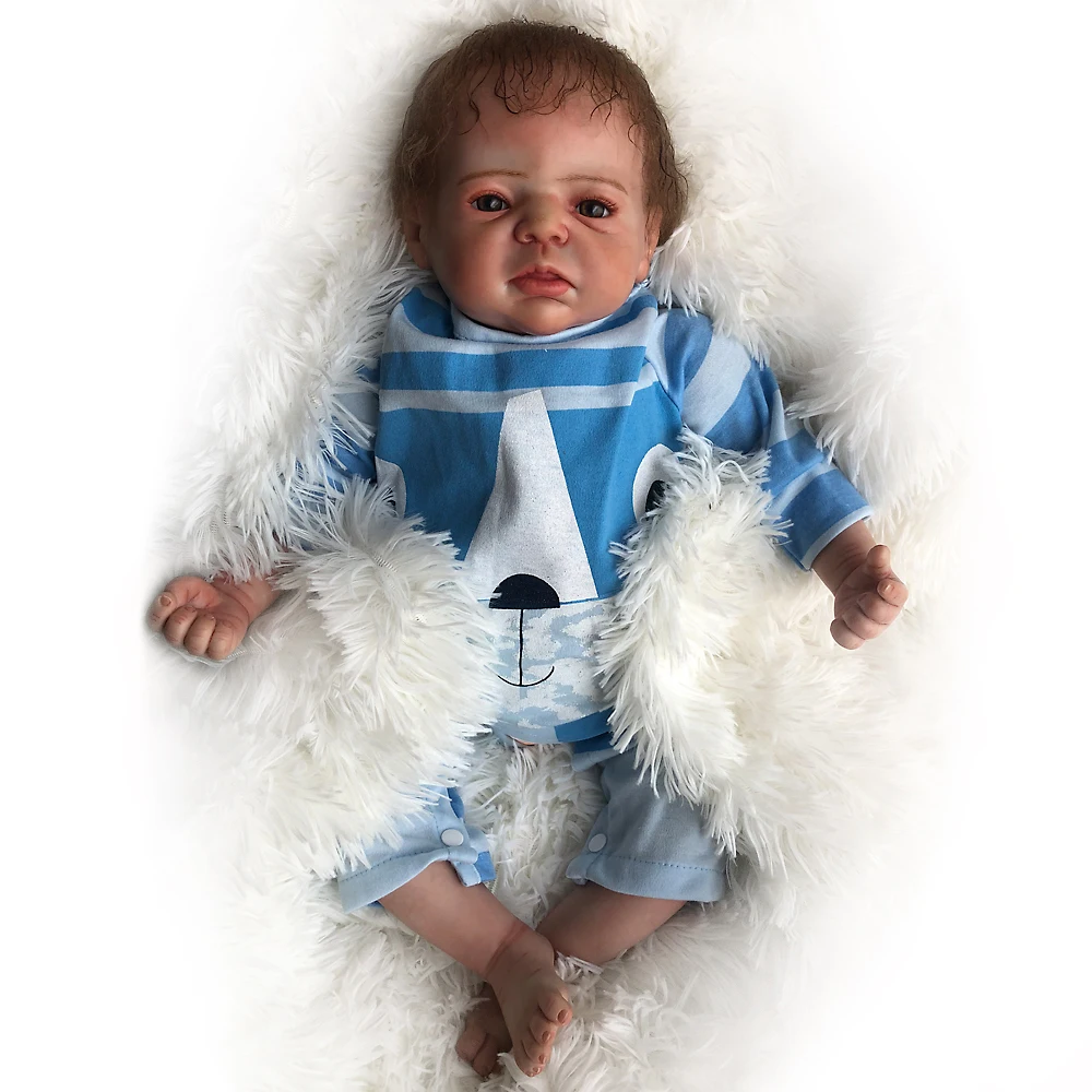 

OtardDolls Bebe Baby Reborn Doll 22inch 55cm Silicone Vinyl Bebe Reborn Dolls Adorable Lifelike Toddler For Gift Fast Shipping