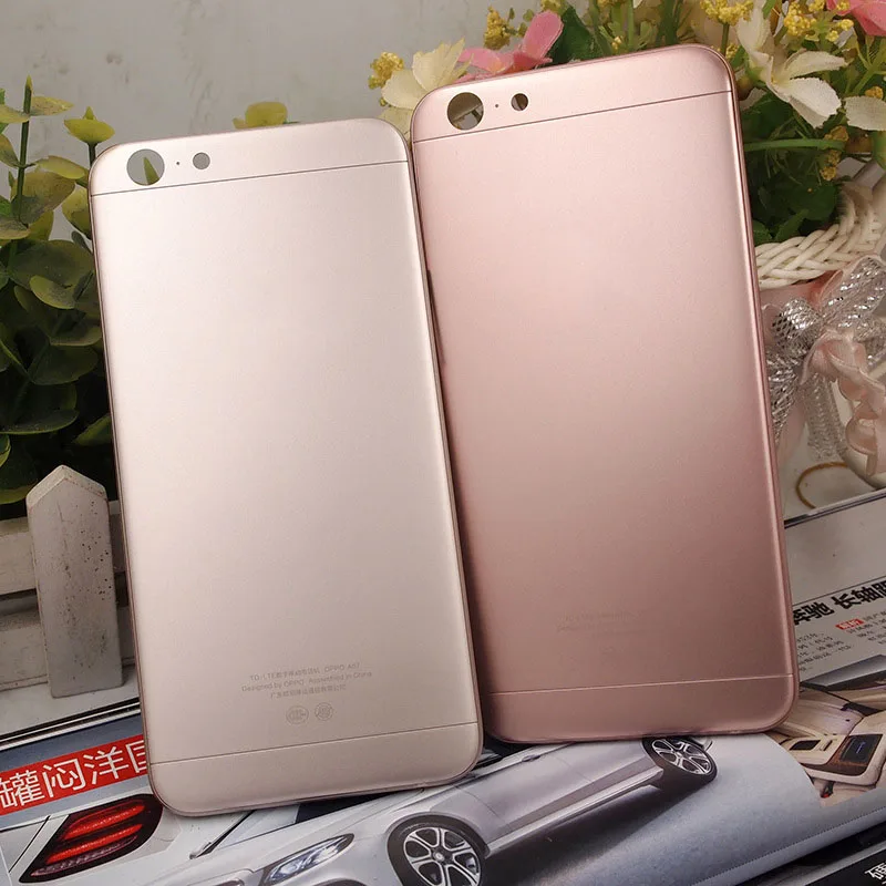 Крышка корпуса батареи для замены для oppo A57 Задняя крышка батареи передняя+ Корпус ЖК рамка пластина Замена для oppo A57+ t