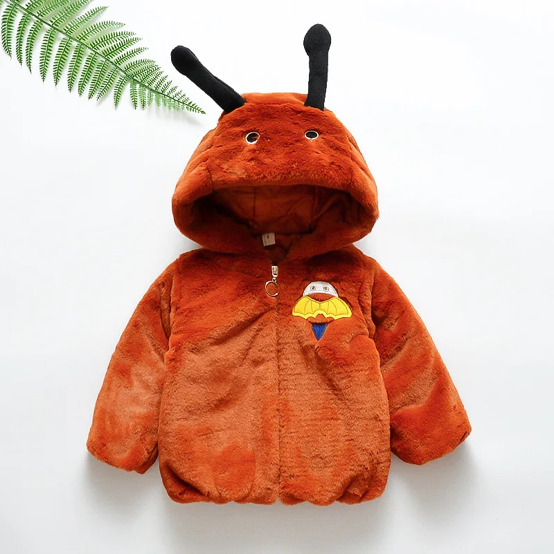 WEALTHY KIDS 2018 New Winter Baby girls Clothes 1-3y Fashion Hooded YS003 Girls Jacket Children Coats Panda Print Boys Jackets | Детская