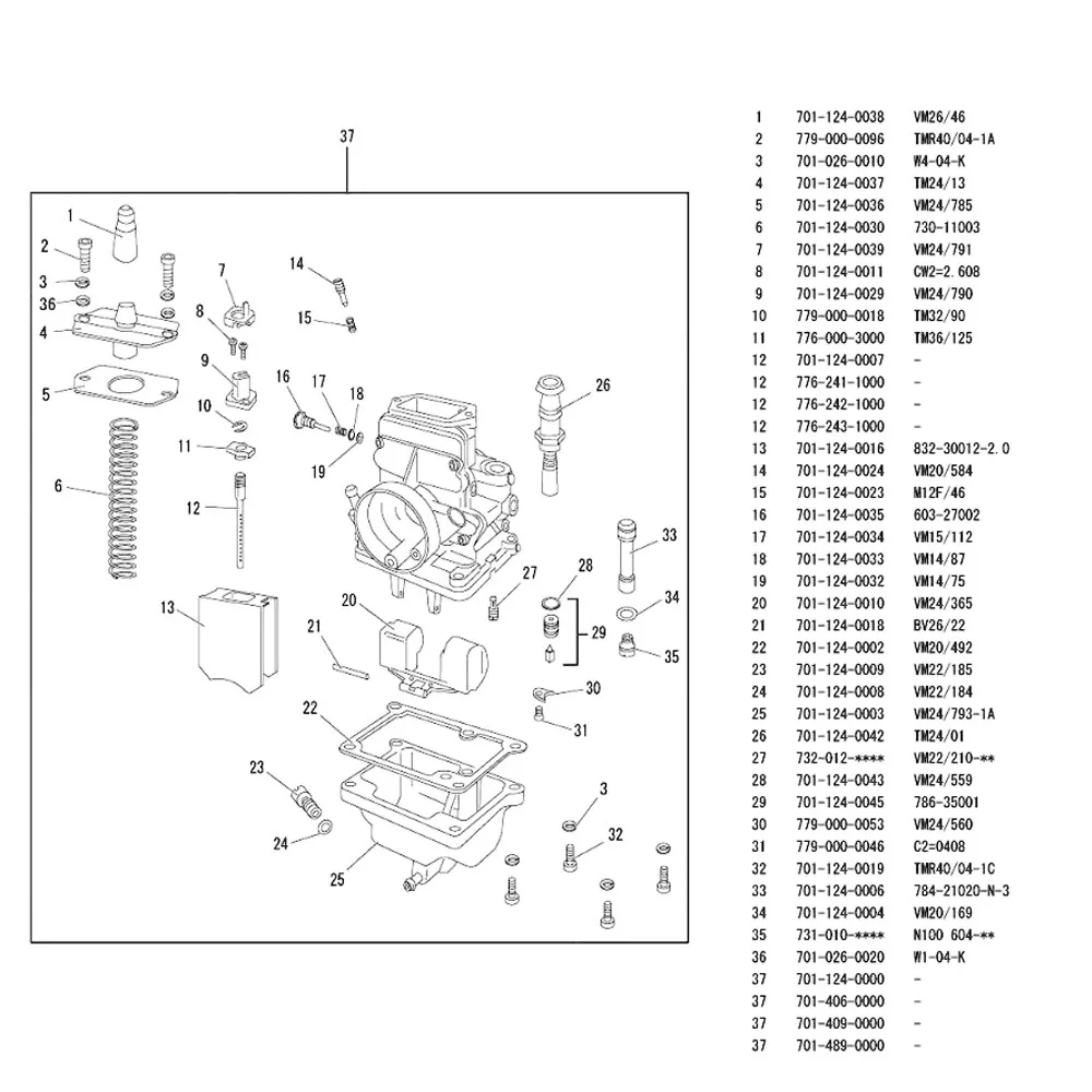 ZS для мотокросса езды на мотоцикле MIKUNI TM24 TM28 TM30 TM32 TM34 TM38 с дросселем в виде