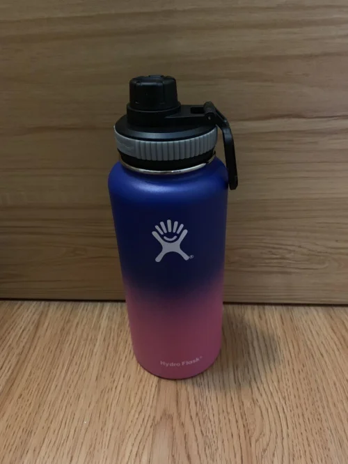 32oz MIX3 32 унц./40 унц. Гидро теплоизолированная колба из нержавеющей стали Спорт Бутылочка с широким горлом с аэратор - Цвет: 32oz MIX3