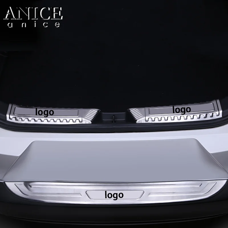 3 шт. нержавеющая сталь внутренняя заднего бампера протектор грузовой Подоконник