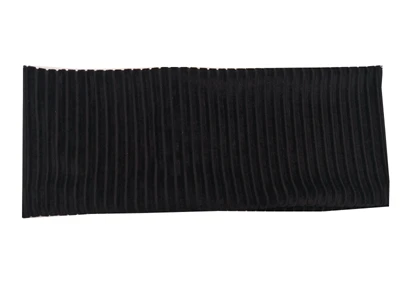 plain headband S17515 новые комплект эластичного бархата аксессуары для волос модные черные в рубчик головные уборы девушки ленты для волос оголовье для женщин - Цвет: plain headband