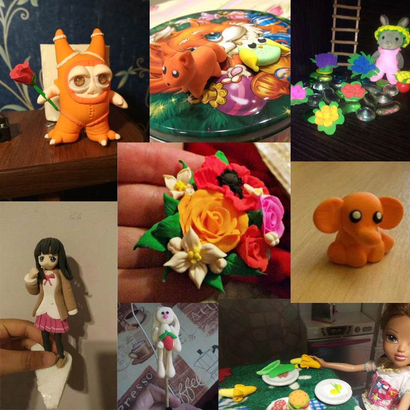 

12 24 36pcs/set Soft Clay With Tools Colorful Craft Toy Kids DIY Polymer Plasticine Kindergarten Educational Toys for Children