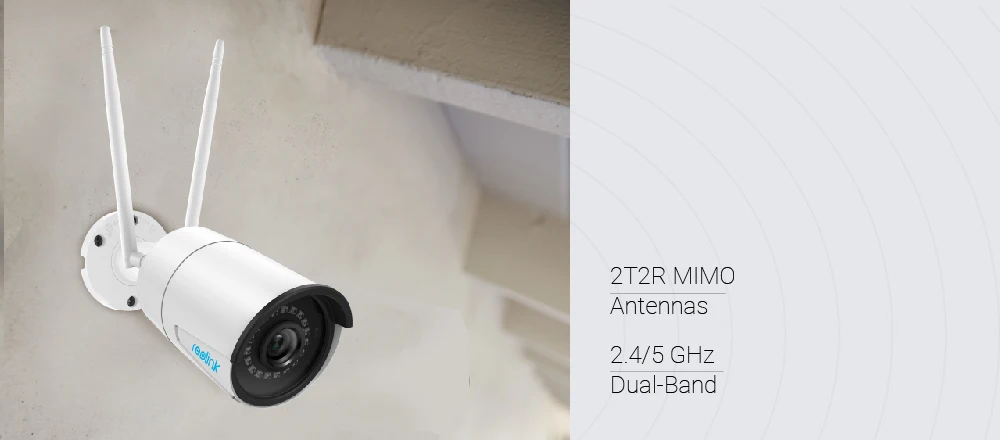 Reolink камера безопасности 4MP 2,4G/5G WiFi камера беспроводная IP66 Всепогодная камера наблюдения уличная IP камера RLC-410W