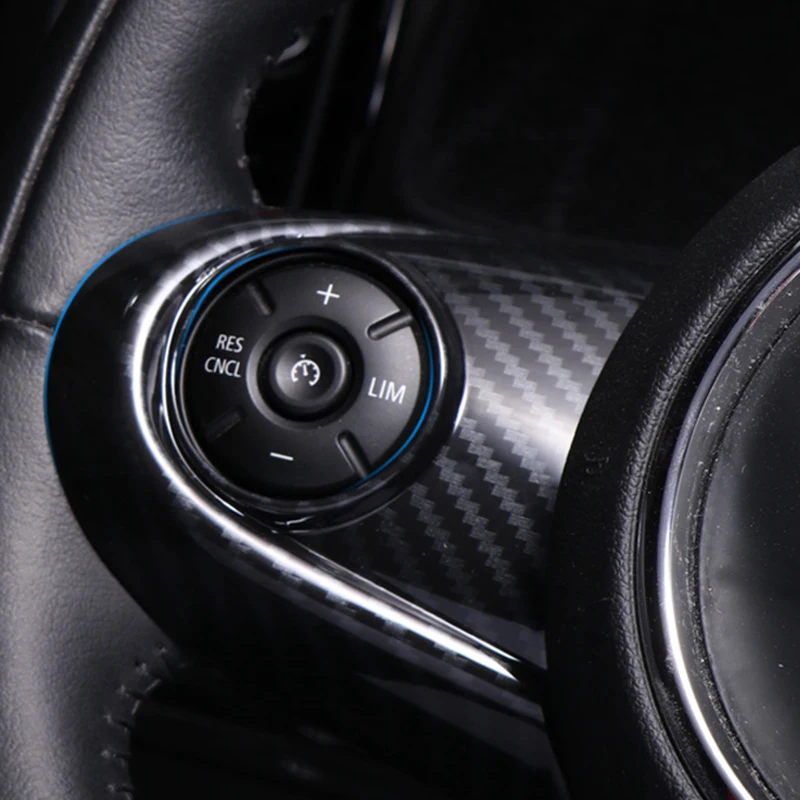 3 шт. Автомобильный декоративный чехол из углеродного волокна наклейка на руль