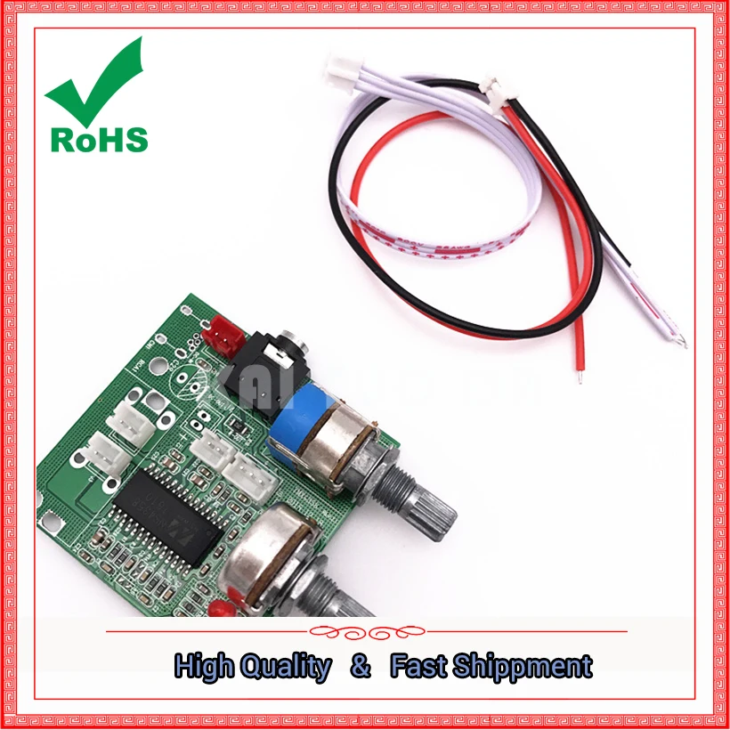 Цифровой усилитель объемного звука 5 В 20 Вт 2 1 каналов 3d-стерео класс D плата