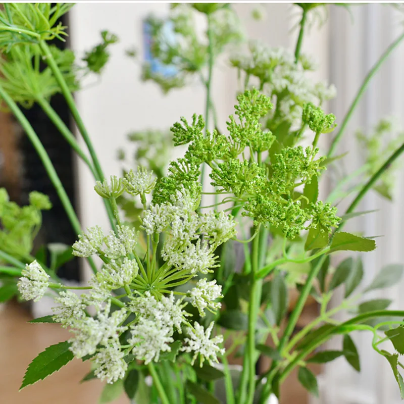 JAROWN искусственные 2 головки кружева цветы Шелковые цветы искусственные растения для свадьбы, дома, вечерние украшения, аксессуары цветы