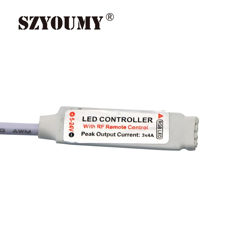 SZYOUMY 200Pcs контроллер RF RGB Mini беспроводной светодиодный пульт дистанционного