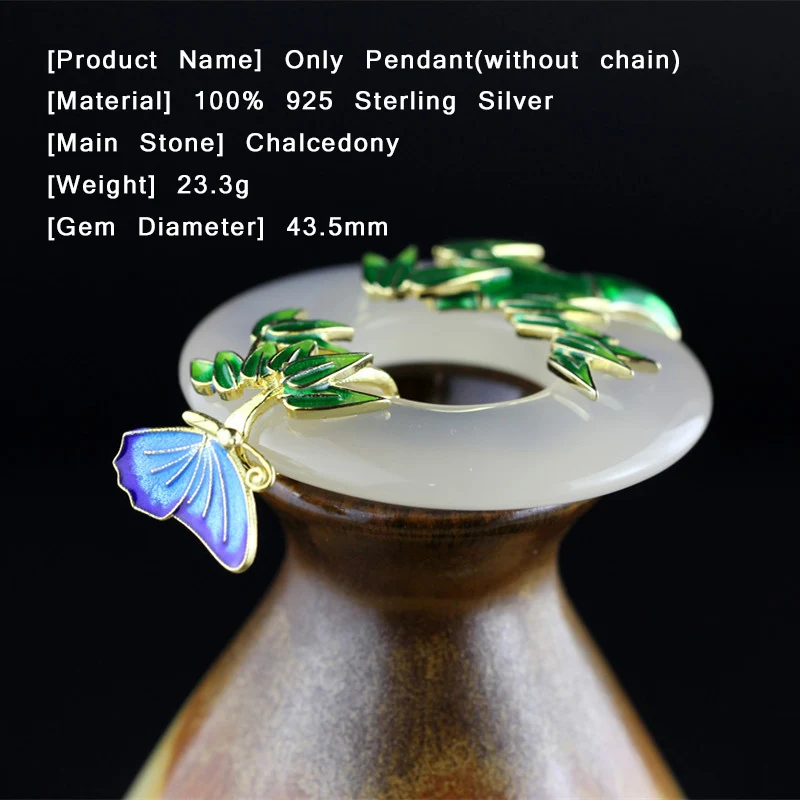 Женское ожерелье из серебра 2018 пробы с эмалью|pendant 925|pendant necklacependant woman |