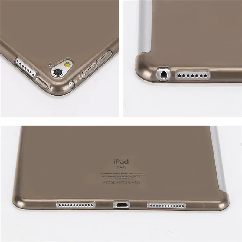Чехол для iPad 2/3/4 Redlai Transparant Can See Logo Ультратонкий Мягкий чехол из ТПУ Apple 2 3 4