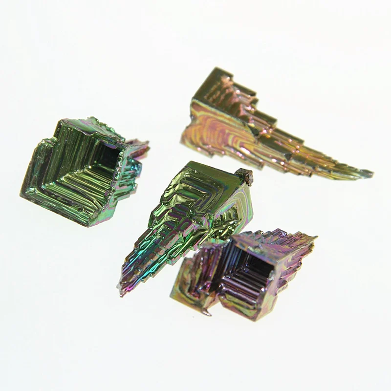 1 шт. Радужный титановый висмут образец минеральный кристалл кварц домашний