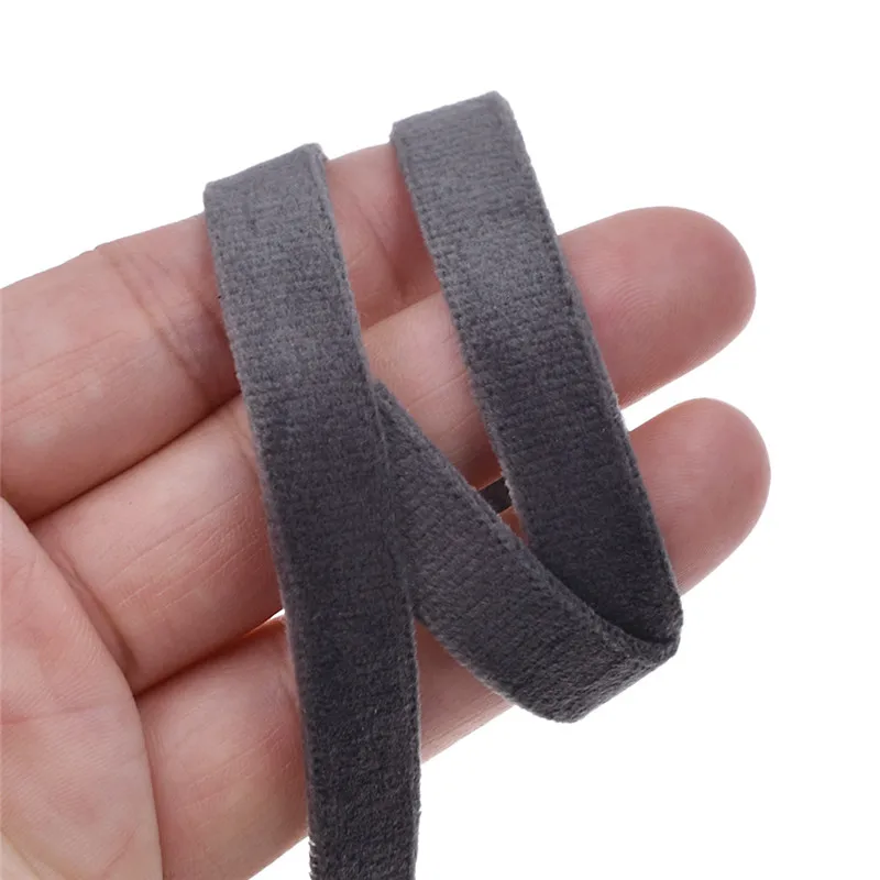 Одноцветная бархатная ткань с двойным лицом многослойные ленты 10 мм 25 50 ручная