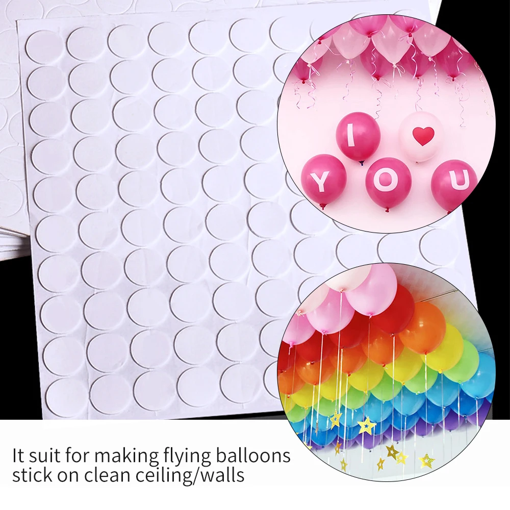 1 шт. 100 точек воздушный шар прикрепляемый клей точка прикрепить воздушные шары к