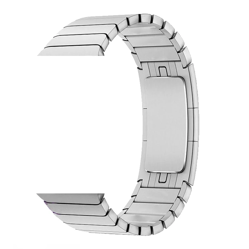 silver B Ремешок Lbiaodai для apple watch band 4 5 iwatch 38 мм 42 мм 44 мм из нержавеющей стали 22 ремешок gen.6 для apple watch link браслет - Цвет ремешка: silver B