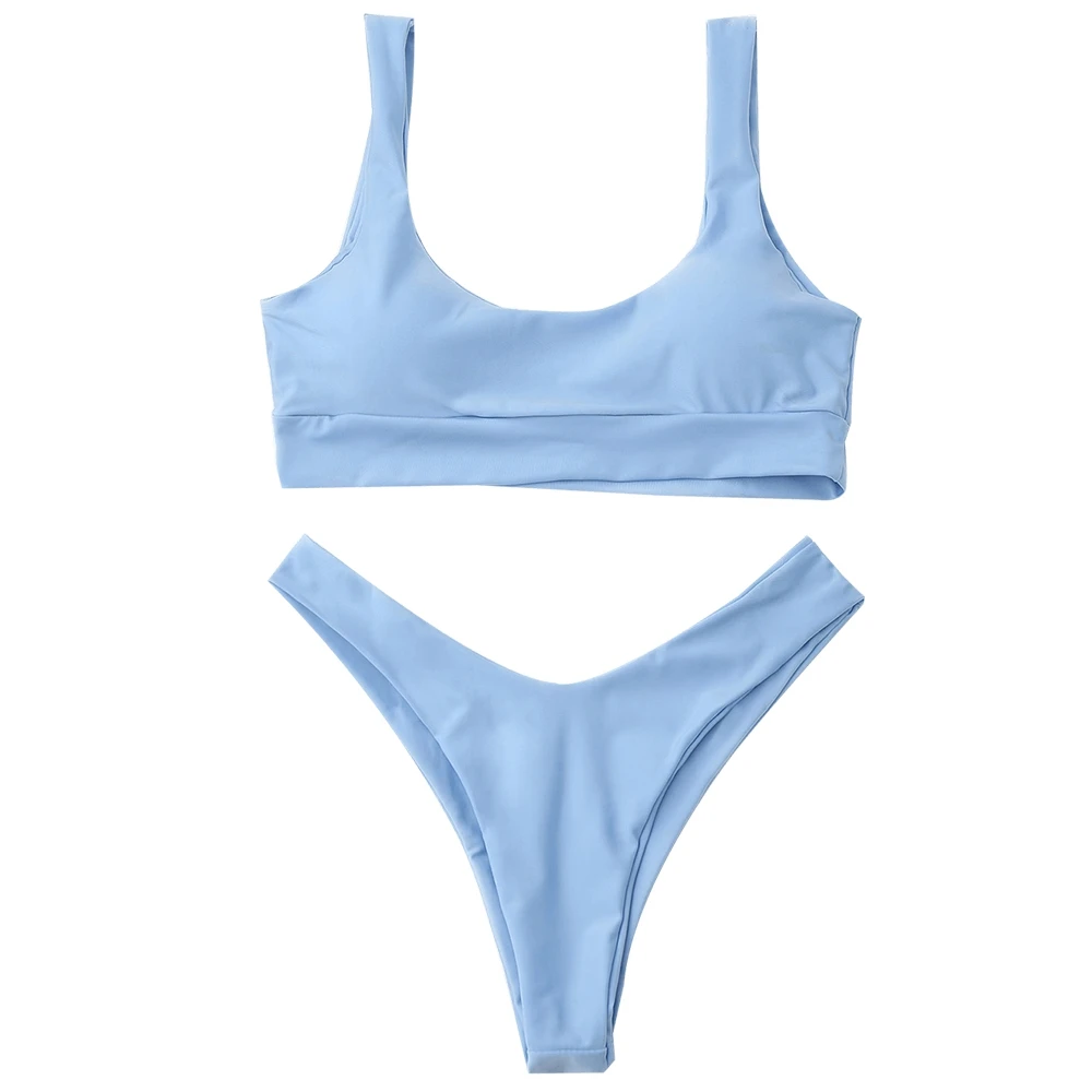 Бикини с узлом и подкладкой комплект бикини женский купальник глубоким вырезом