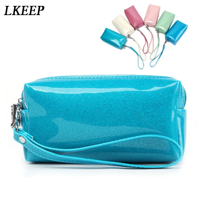 Женская косметичка на двойной молнии дорожные косметички новые модные дамские