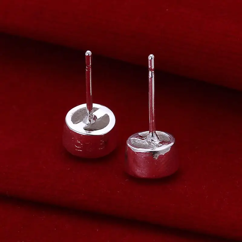 Lose Money Promotions! Wholesale 925 silver earing fashion jewelry Round Crystal earting For Women SMTE093|jewelry showcase lighting led|jewelry