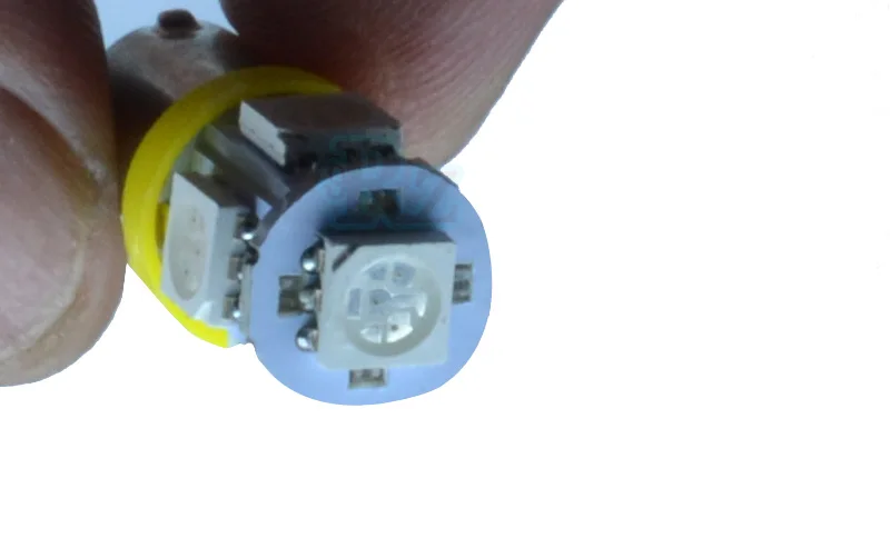 50 шт./лот AC DC 6,3 V T4W BA9S 5 SMD 5050 светодиодный не Полярный игровой автомат для пинбола лампочка лампа не ghosting анти Мерцающая лампа 6 V