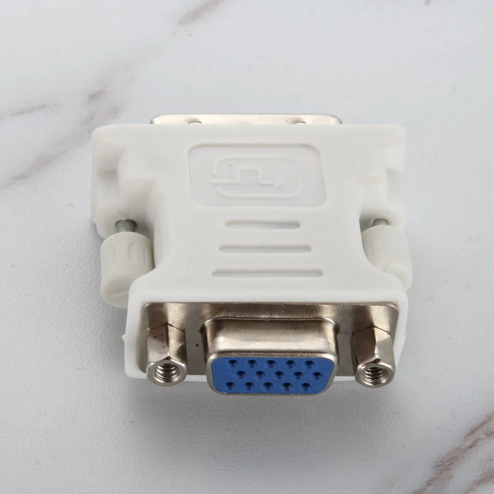 Hot Sale DVI-I Dual Link24+5 Male to HD 15 Pin VGA SVGA Female Video Card Monitor LCD Converter Adapter | Электроника