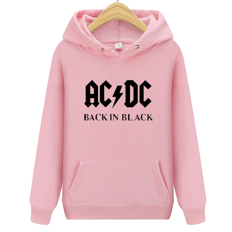 Мужская толстовка с капюшоном в стиле хип-хоп рок-группы ACDC, мужская повседневная уличная куртка, толстовки с капюшоном, мужская и женская брендовая одежда