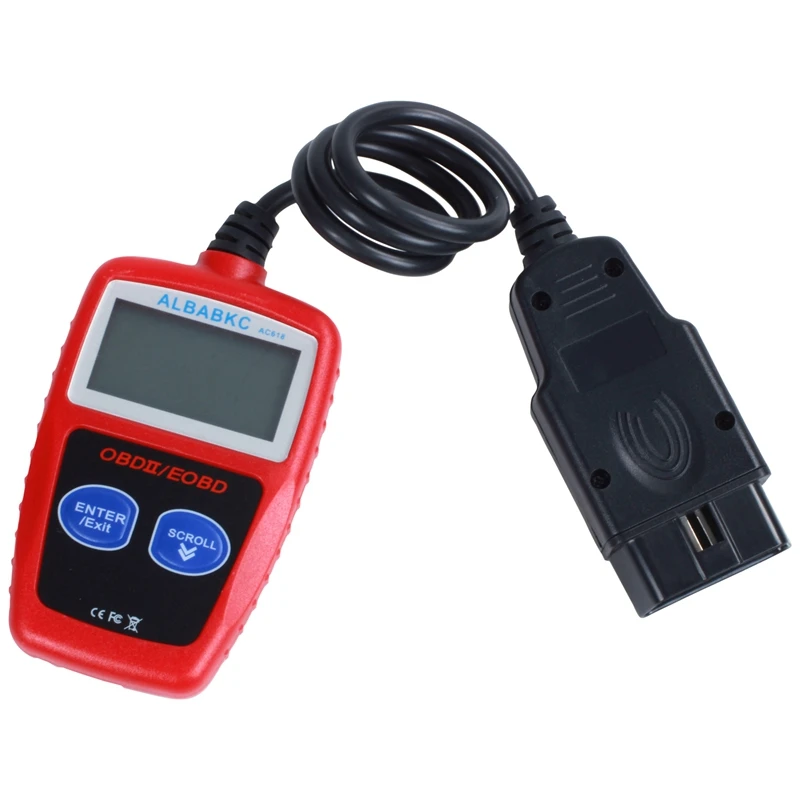 Ac618 Obd2 EOBD OBDII сканер для чтения кодов автомобиля тестер данных неисправностей
