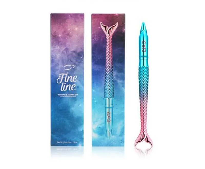 Новинка карандаш подводка с изображением русалки и звезд Водостойкий Точная