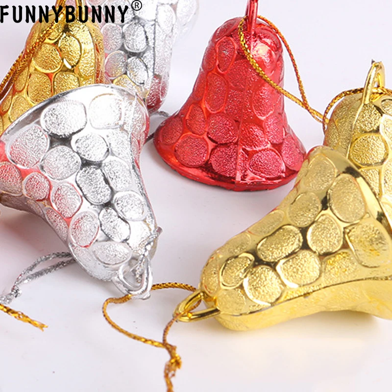 FUNNYBUNNY 12 шт Рождественский колокольчик кулон украшения сотовые колокольчики