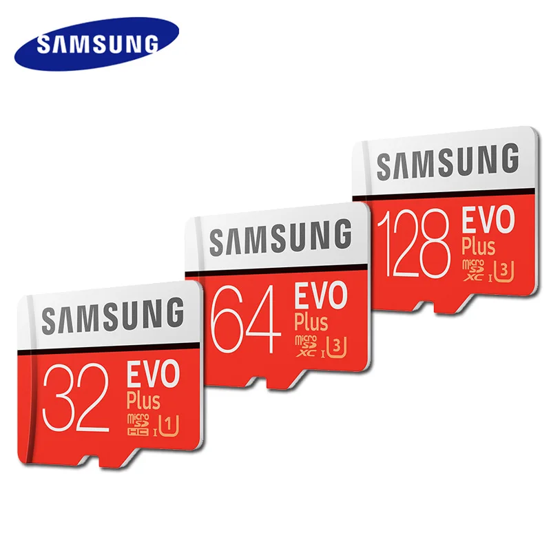 Карта памяти SAMSUNG Micro SD 32 Гб 64 128 ГБ 256 U3 U1 4K SDHC SDXC класс EVO + 10 C10 UHS TF карты транс флэш