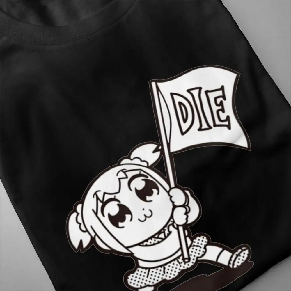 Футболка POP TEAM EPIC DIE модная мужская футболка большого размера из органического