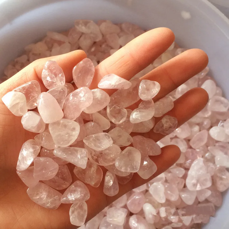 1kg Natural Powder Crystal Gravel Rock Rose Quartz Mineral Specimen Fish Tank Garden Flowerpot Decoration Energy Stone | Дом и сад