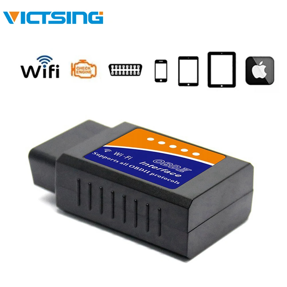 VicTsing Mini V03HW 1 Bluetooth WiFi obd2 сканер Elm327 OBD2 для iPhone Android PC Автомобильный диагностический
