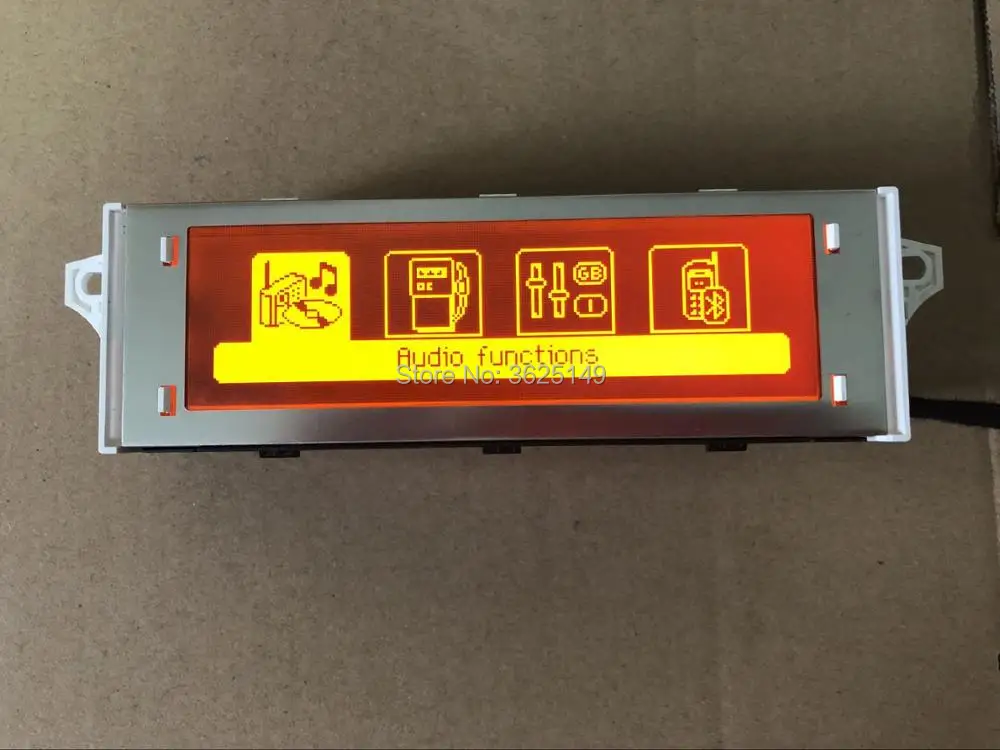 Красный экран Поддержка французский USB Bluetooth дисплей, монитор 12pin для peugeot 307 207 408 citroen C4 C5 экран