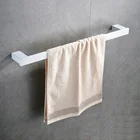 Держатель для полотенец MTTUZK 304 из нержавеющей стали, белый держатель для полотенец, настенный держатель для полотенец, аксессуары для ванной комнаты
