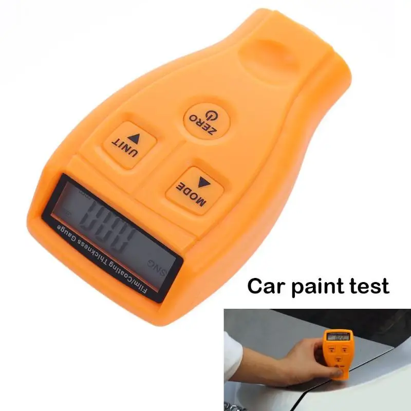 GM200 Coating Painting Thickness Gauge Tester Ultrasonic Film Mini Car Paint Measure Russian/English | Инструменты