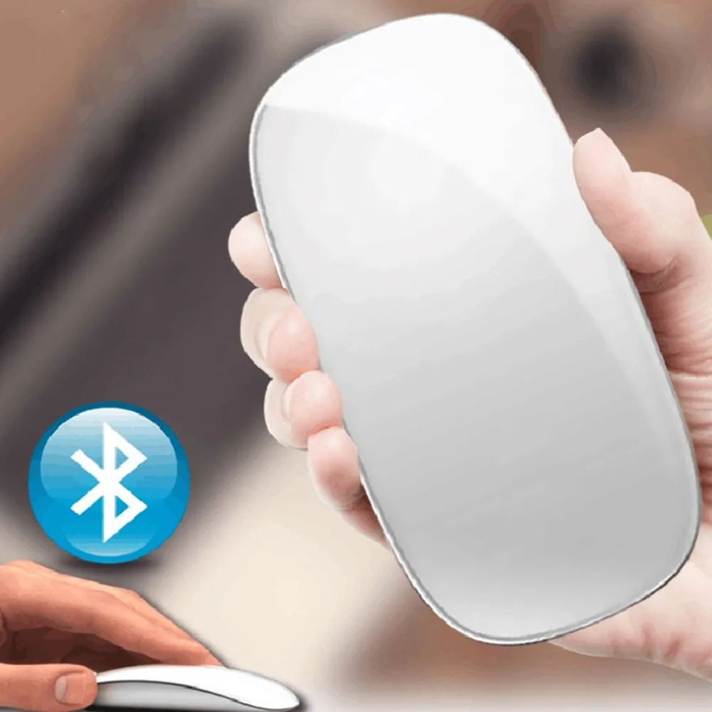 Bluetooth тонкая сенсорная мышь 1200 dpi компьютерная перезаряжаемая игровая мышь для MacBook для air/proFor ПК ноутбук Настольный
