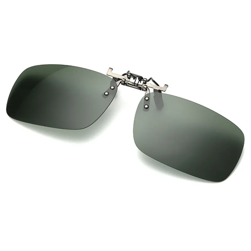Classic Design Sunglasses Polarized Clip Men Square Driving Sun Glasses Clip Gafas Shades Eyewear Women Oculos de sol UV400