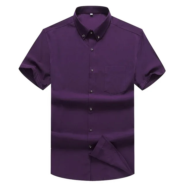 picture color MFERLIER мужские 8XL 9XL рубашки 10XL 7XL размера плюс большие 5XL 6XL Дешевые с коротким рукавом летние рубашки в клетку повседневные темно-синие - Цвет: picture color