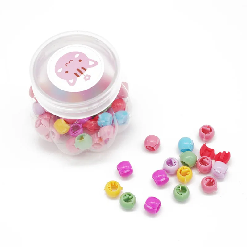 30Pcs/box New Arrivals Girls Geometric Hair Snap Hair Accessories Mini Hair Claws Children Cute Candy Color Hair Clips Hairpins