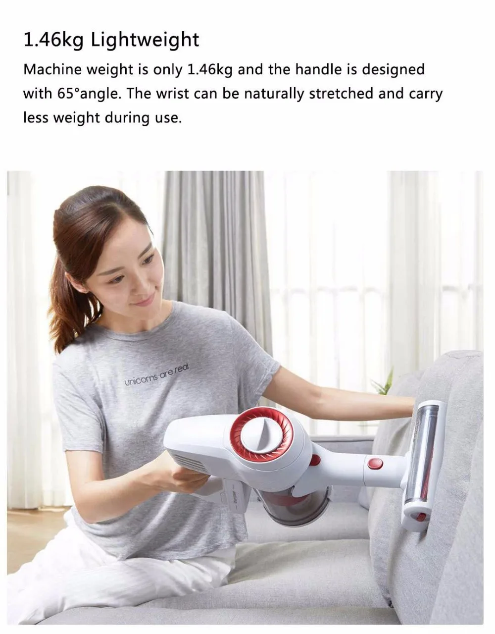 Xiaomi Lexy JIMMY JV51 беспроводной пылесос 115AW мощный всасывающий анти-намоточный щеточный пылесос