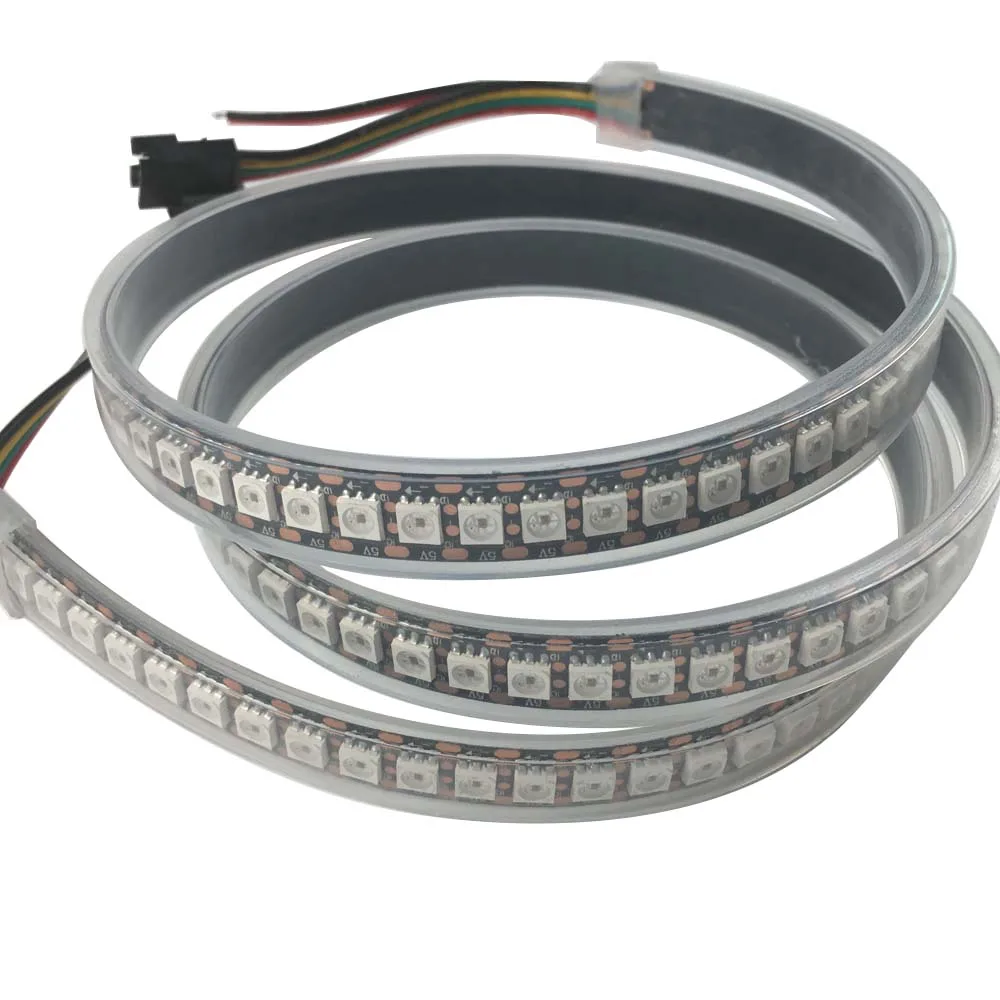 SK9822 аналог APA102 Светодиодная лента 1 м 144 светодиодов/м данные и часы отдельно 5 в IP67