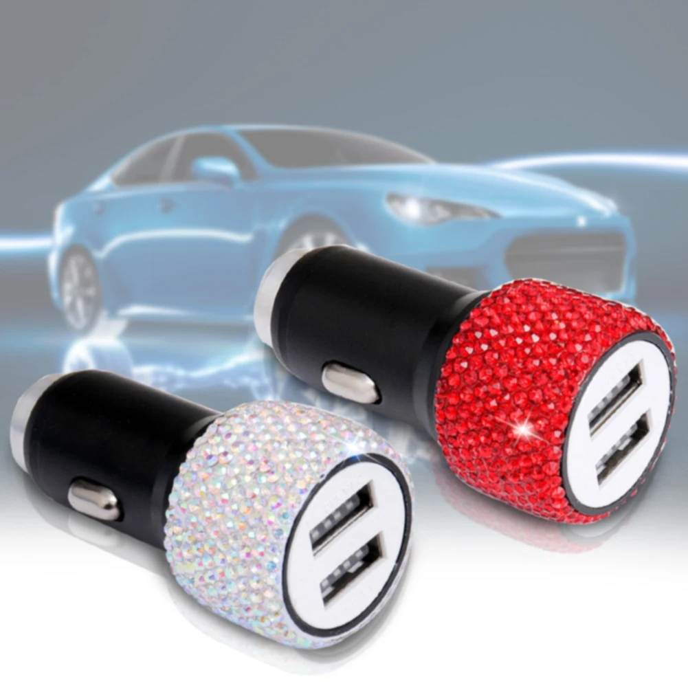Подарок автомобильное зарядное устройство двойной USB быстрая зарядка