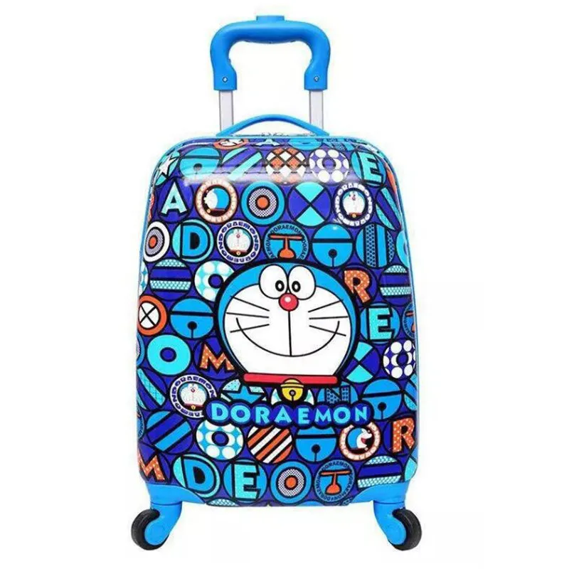 18 дюймов обувь для мальчиков Doraemon сумки на колёсиках/человек паук Дорожный