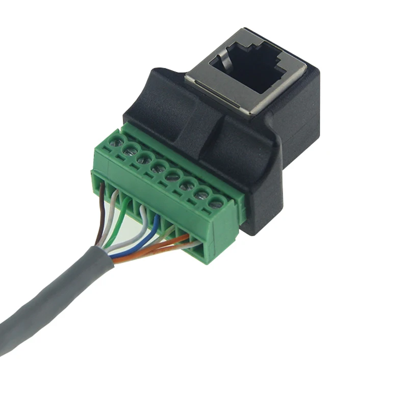 5 шт. вертикальные переходники RJ45 на 8 контактов|Соединители| |